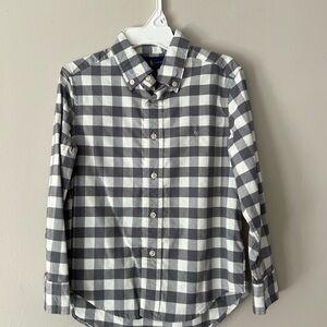 Ralph Lauren Boy’s Gray Checkered Shirt